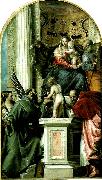 Paolo  Veronese holy family with ss Sweden oil painting artist